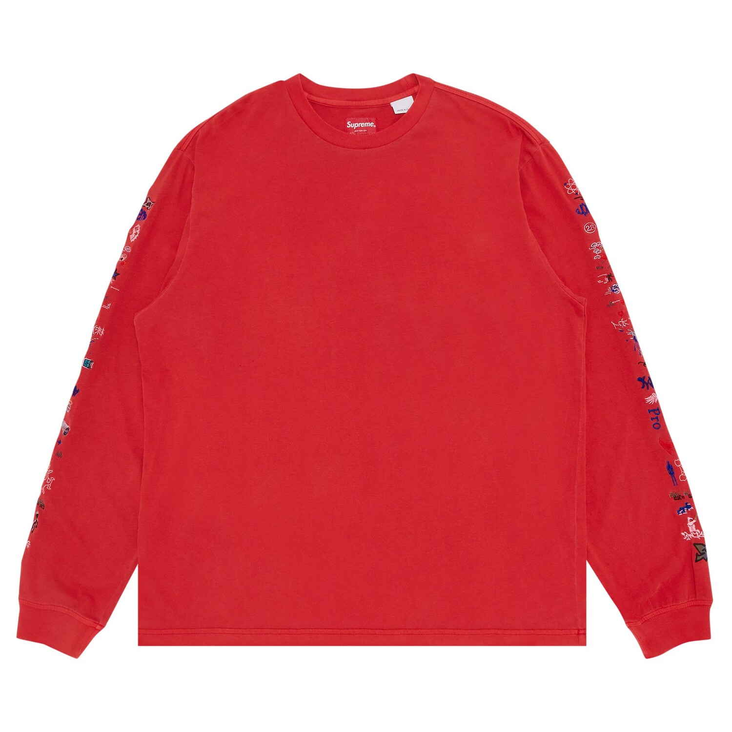 Топ с длинными рукавами Supreme AOI Icons, цвет Washed Red
Топ с длинными рукавами Supreme AOI Icons, цвет Washed Red