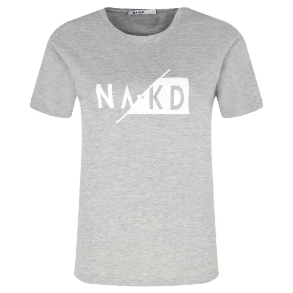 Футболка стандартного кроя Na-Kd, серый
Футболка стандартного кроя Na-Kd, серый