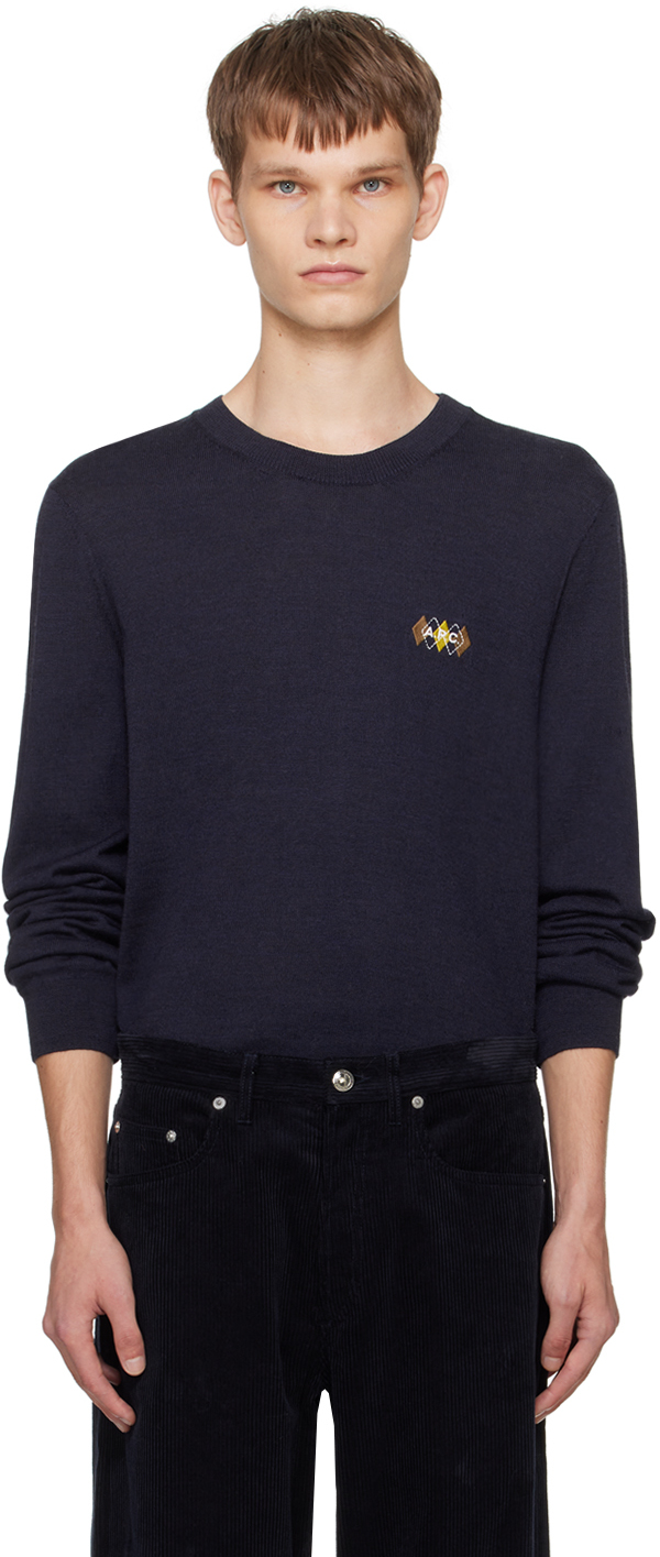 Синий свитер Рори A.P.C.
Синий свитер Рори A.P.C.