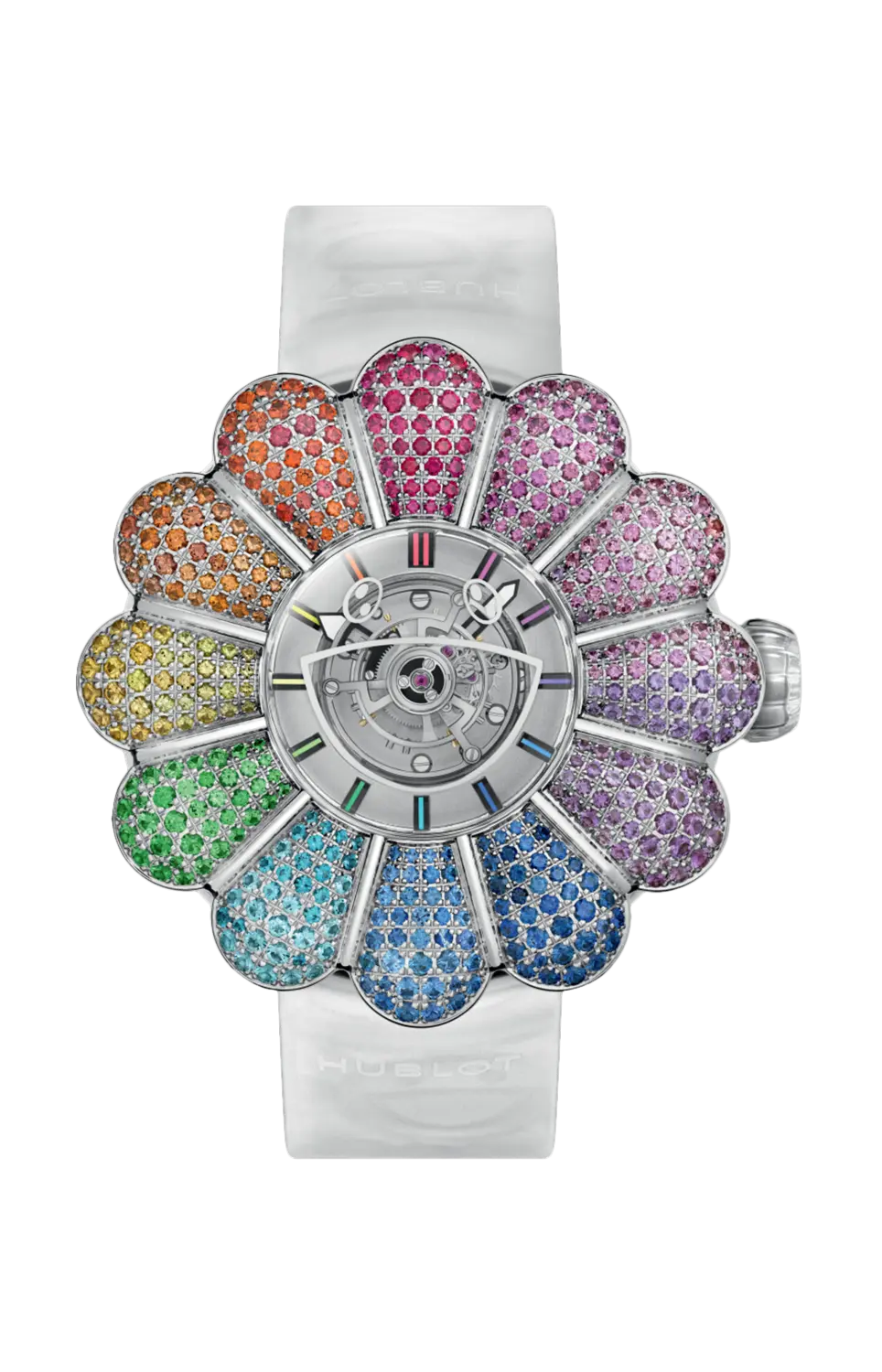 Часы Hublot MP 15 takashi murakami torubillon sapphire rainbow ограниченная серия 42 мм
Часы Hublot MP 15 takashi murakami torubillon sapphire rainbow ограниченная серия 42 мм