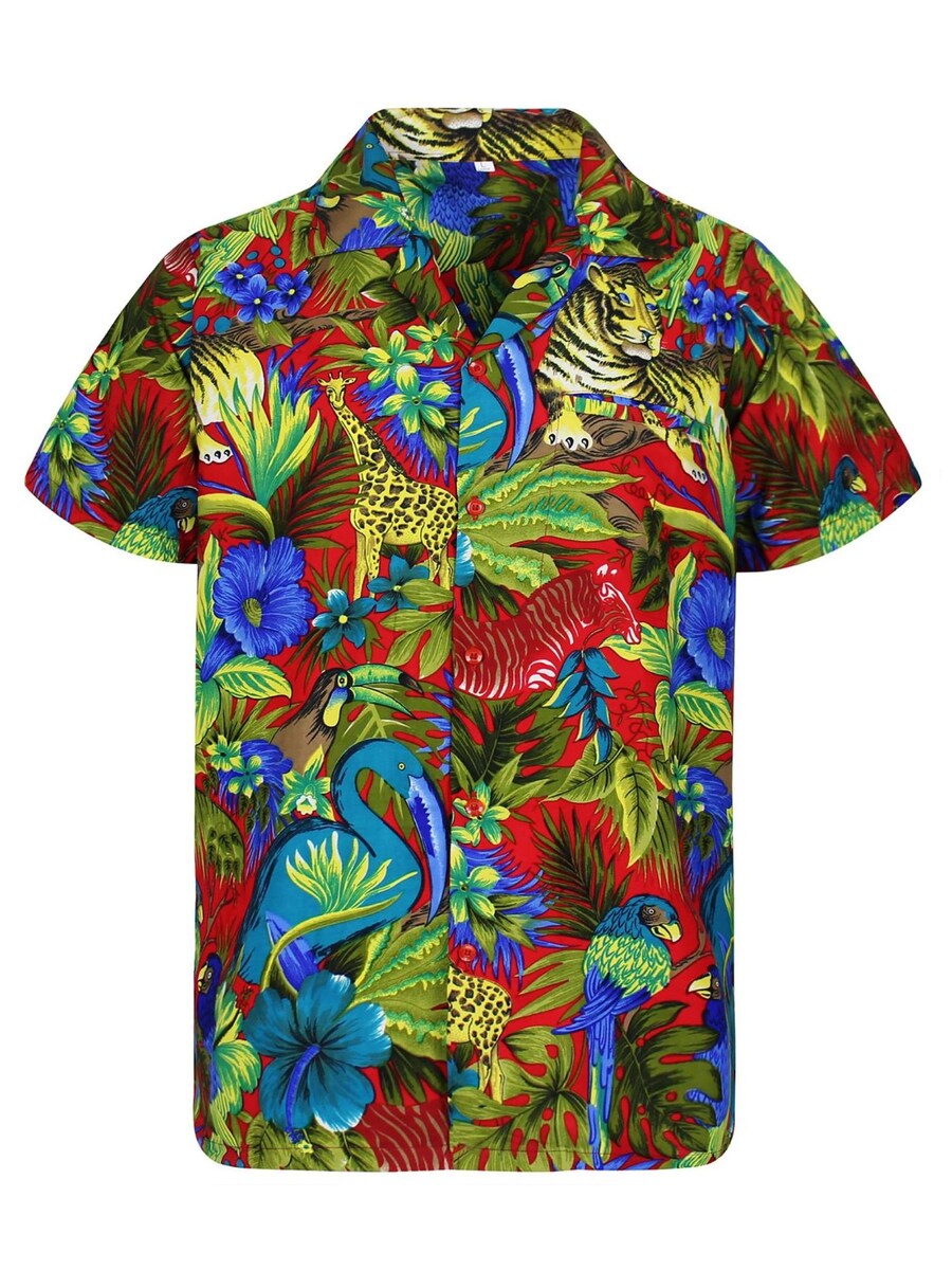 Рубашка King Kameha Jungle, красный
Рубашка King Kameha Jungle, красный
