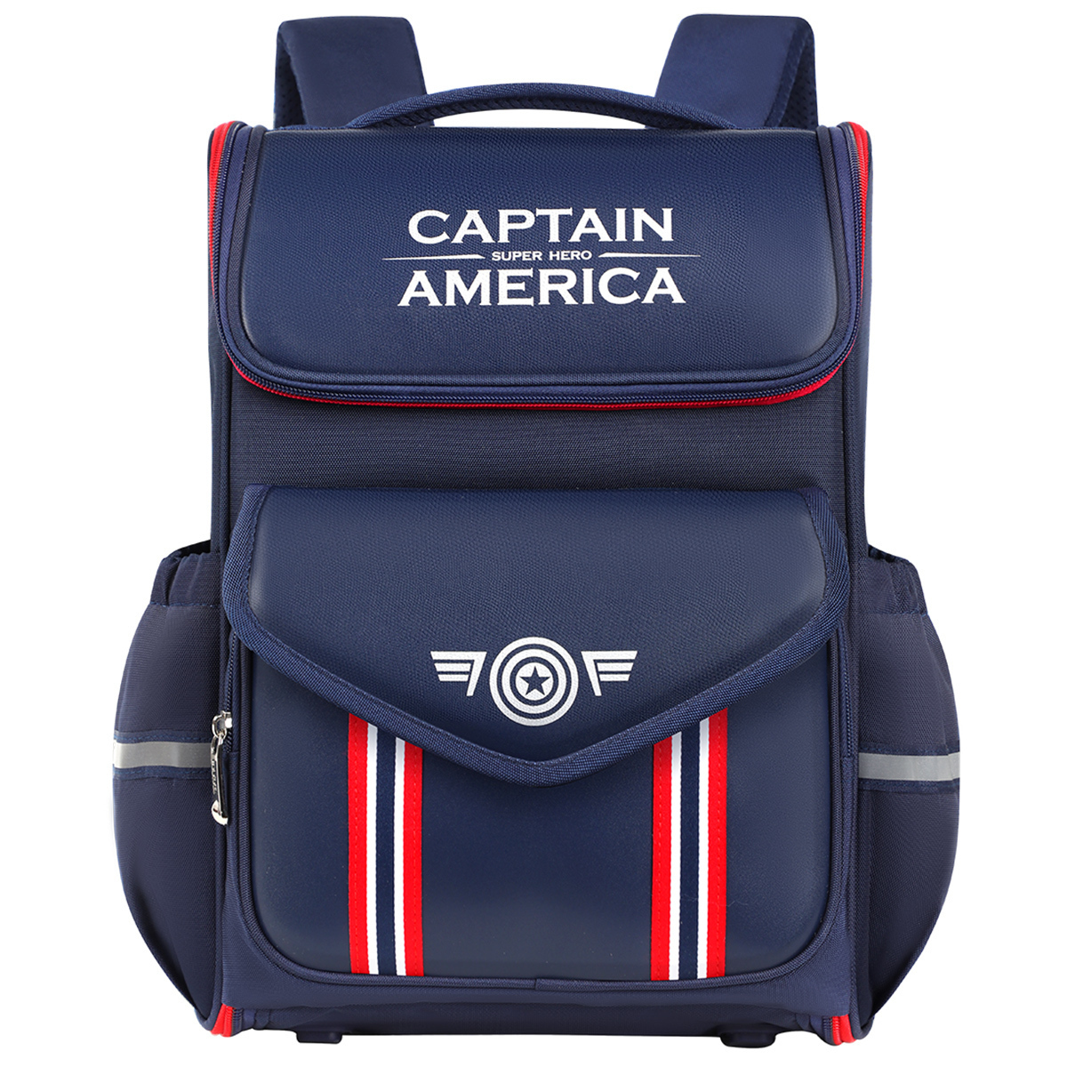Disney Марвел серия полиэстер водоотталкивающий вместительный многоуровневый рюкзак стандартный детский, Navy Blue 
Disney Марвел серия полиэстер водоотталкивающий вместительный многоуровневый рюкзак стандартный детский, Navy Blue