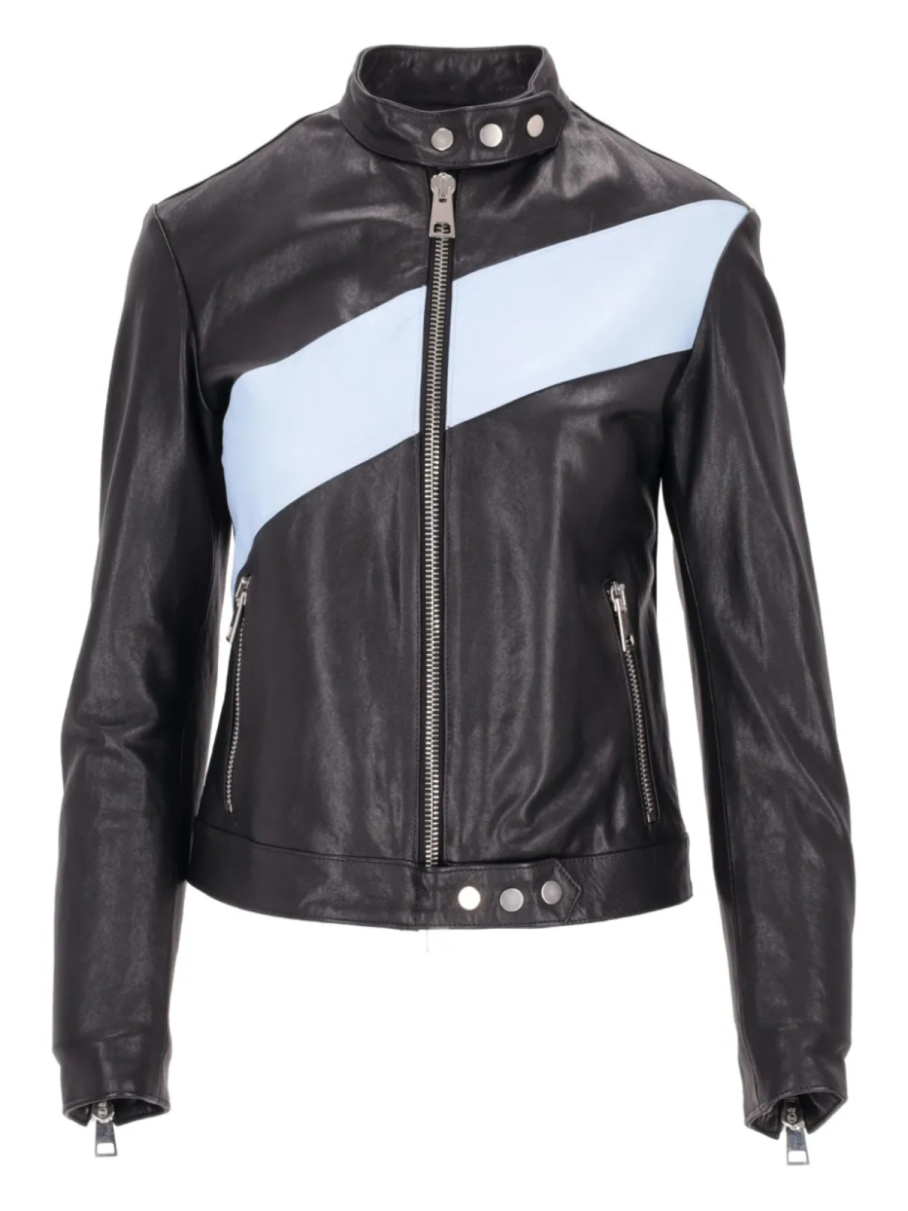 Кожаная байкерская куртка с цветными блоками LA ROSE, черный
Кожаная байкерская куртка с цветными блоками LA ROSE, черный