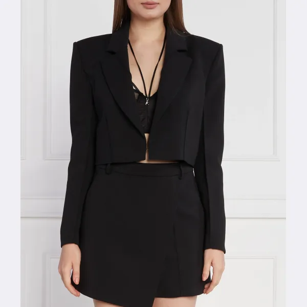 Элегантная куртка классического кроя Patrizia Pepe, черный
Элегантная куртка классического кроя Patrizia Pepe, черный