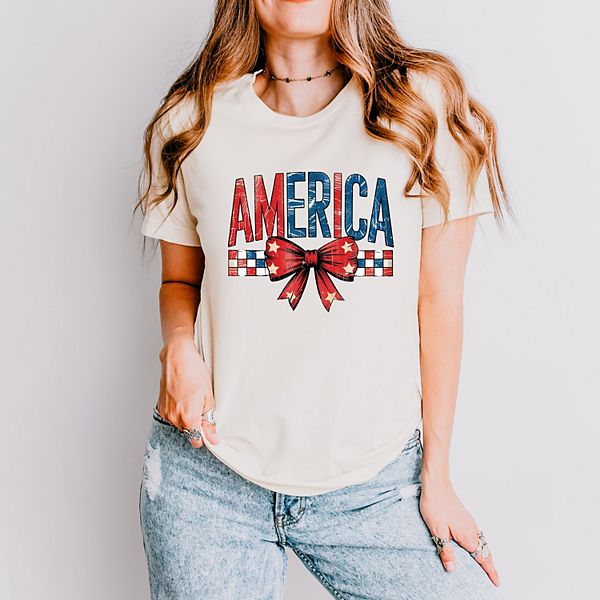 Футболка с коротким рукавом Coquette America в клетку Simply Sage Market, Cream
Футболка с коротким рукавом Coquette America в клетку Simply Sage Market, Cream