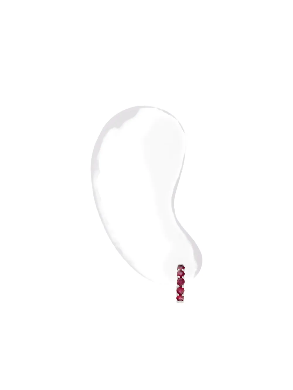 Серьга-кольцо из белого золота с рубином Munnu The Gem Palace, серебяный
Серьга-кольцо из белого золота с рубином Munnu The Gem Palace, серебяный