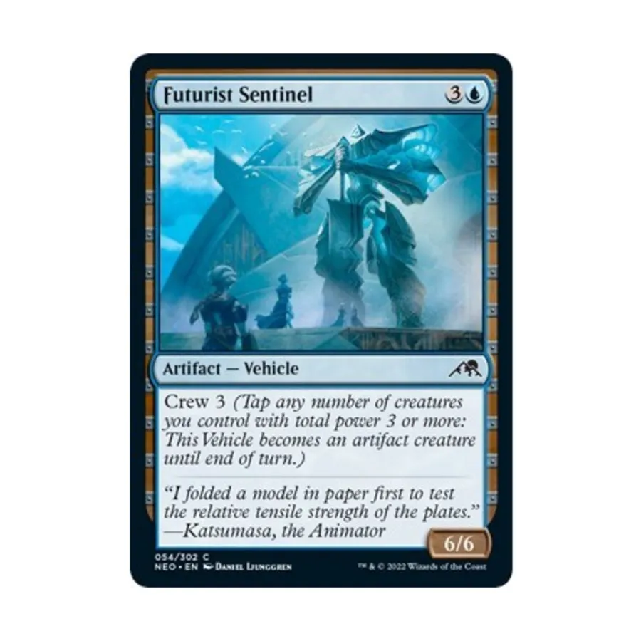 CCG Футуристический страж (К), MTG - Kamigawa : Neon Dynasty
CCG Футуристический страж (К), MTG - Kamigawa : Neon Dynasty