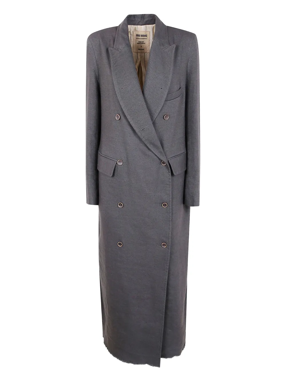 Двубортное пальто Cigna Uma Wang, серый
Двубортное пальто Cigna Uma Wang, серый