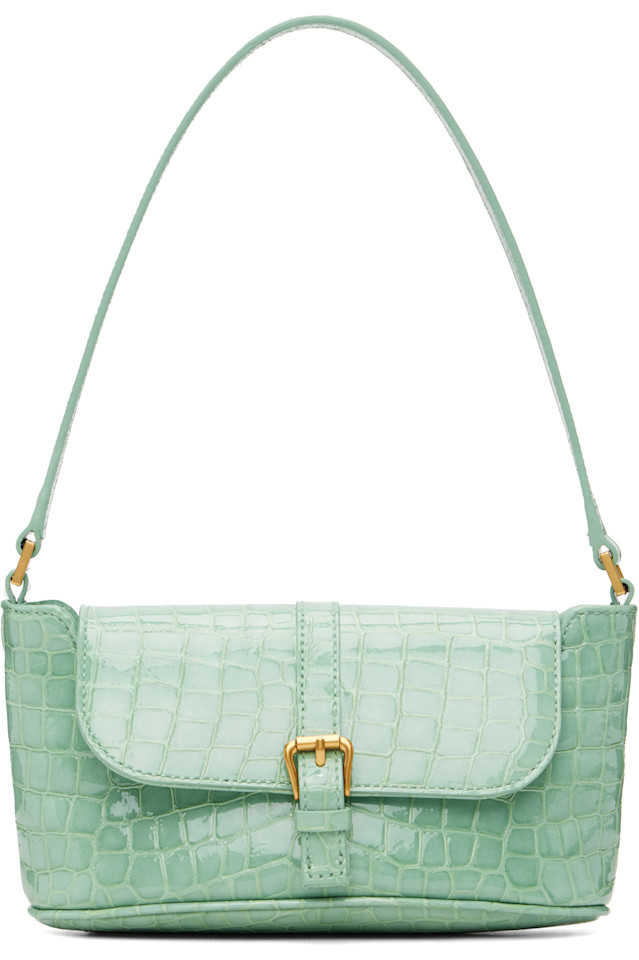 By Far Сумка для багета Green Croco Miranda
By Far Сумка для багета Green Croco Miranda