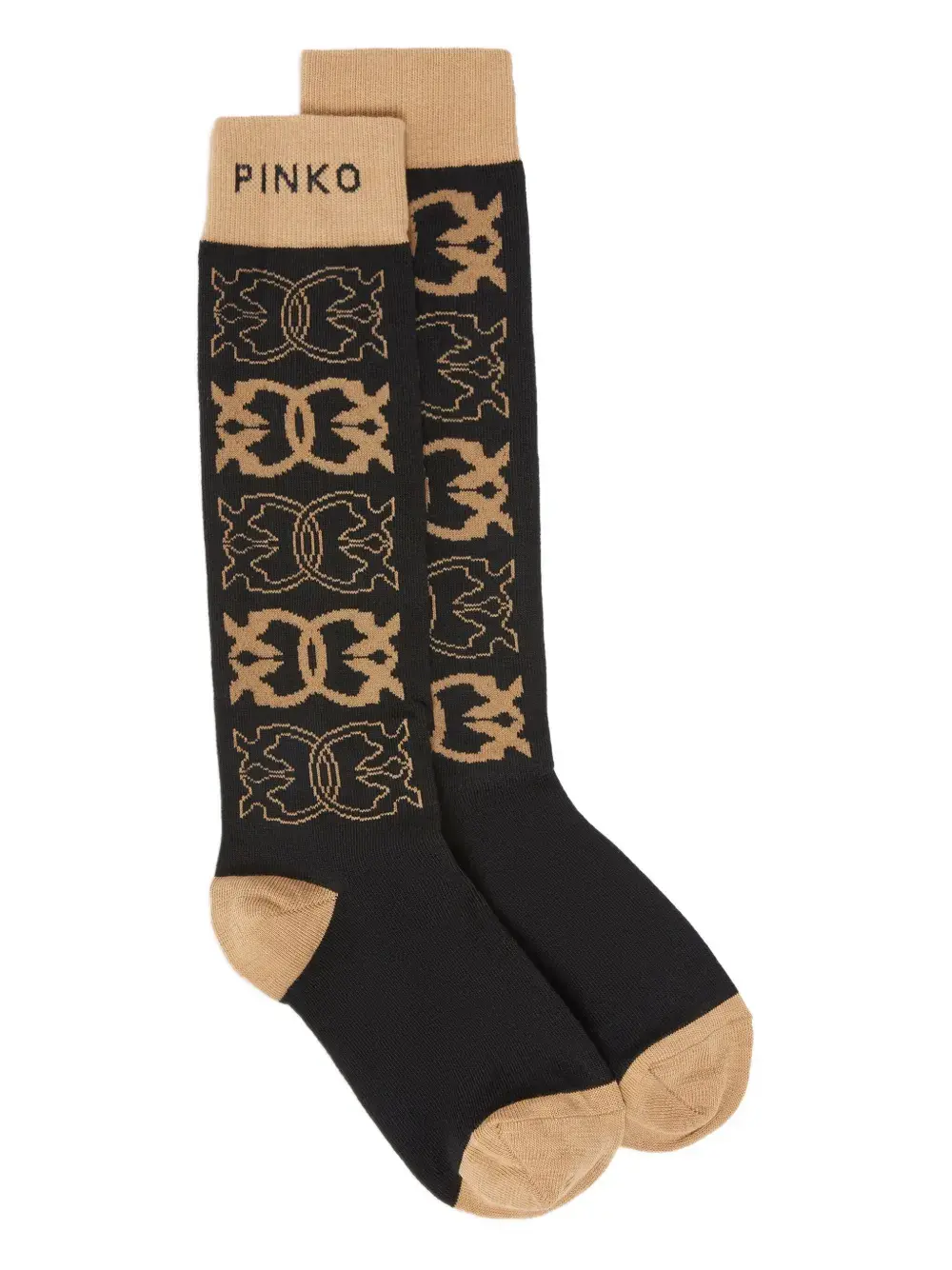 Гольфы с логотипом PINKO, черный
Гольфы с логотипом PINKO, черный