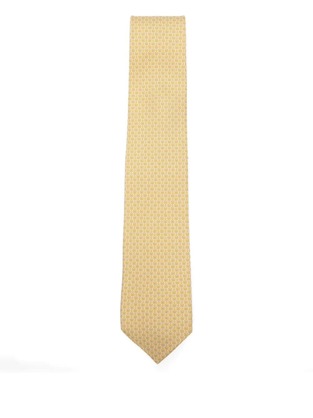 Галстук с узором Ferragamo, желтый
Галстук с узором Ferragamo, желтый