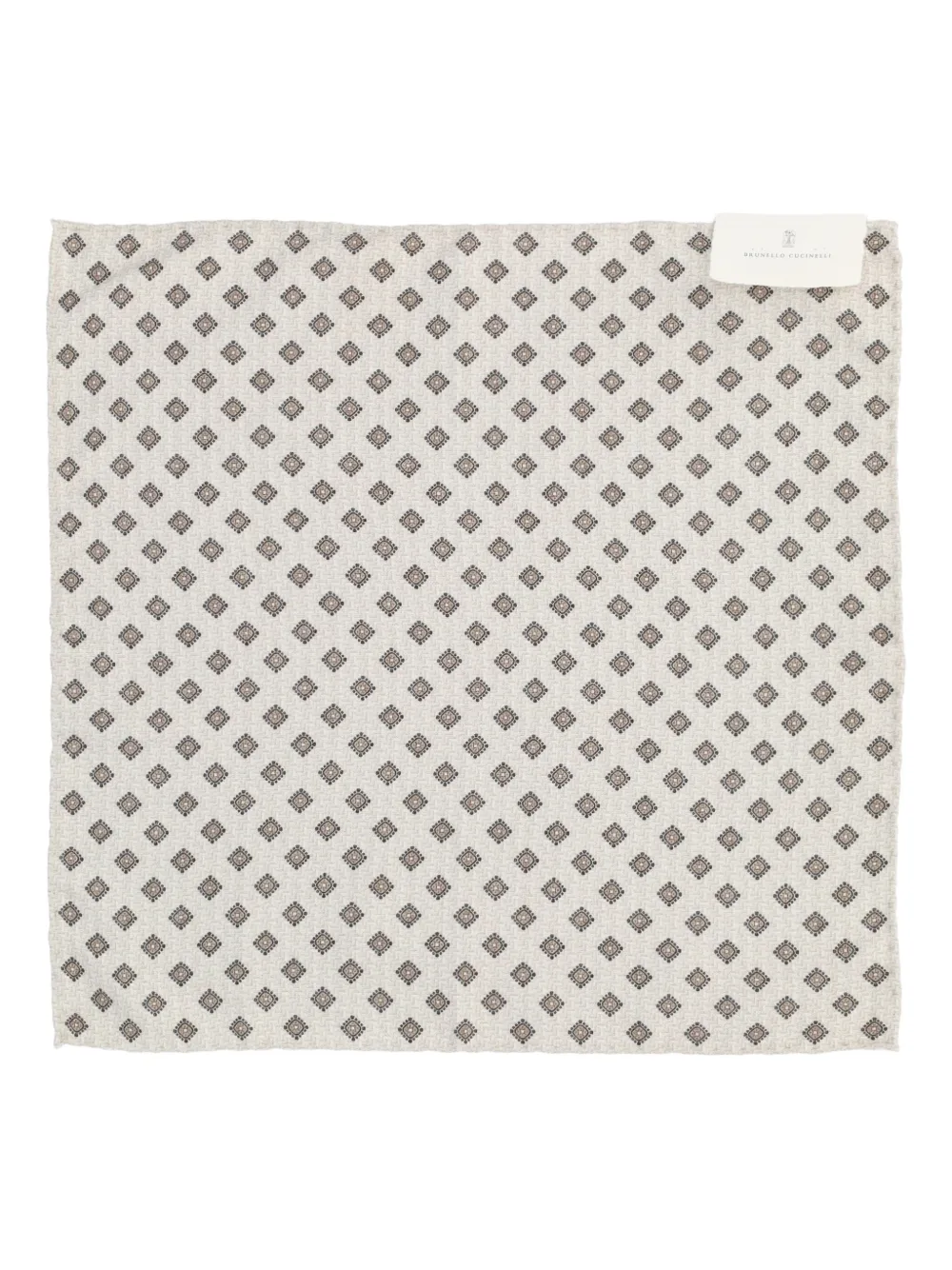 Шелковый платок с геометрическим узором Brunello Cucinelli, нейтральный
Шелковый платок с геометрическим узором Brunello Cucinelli, нейтральный