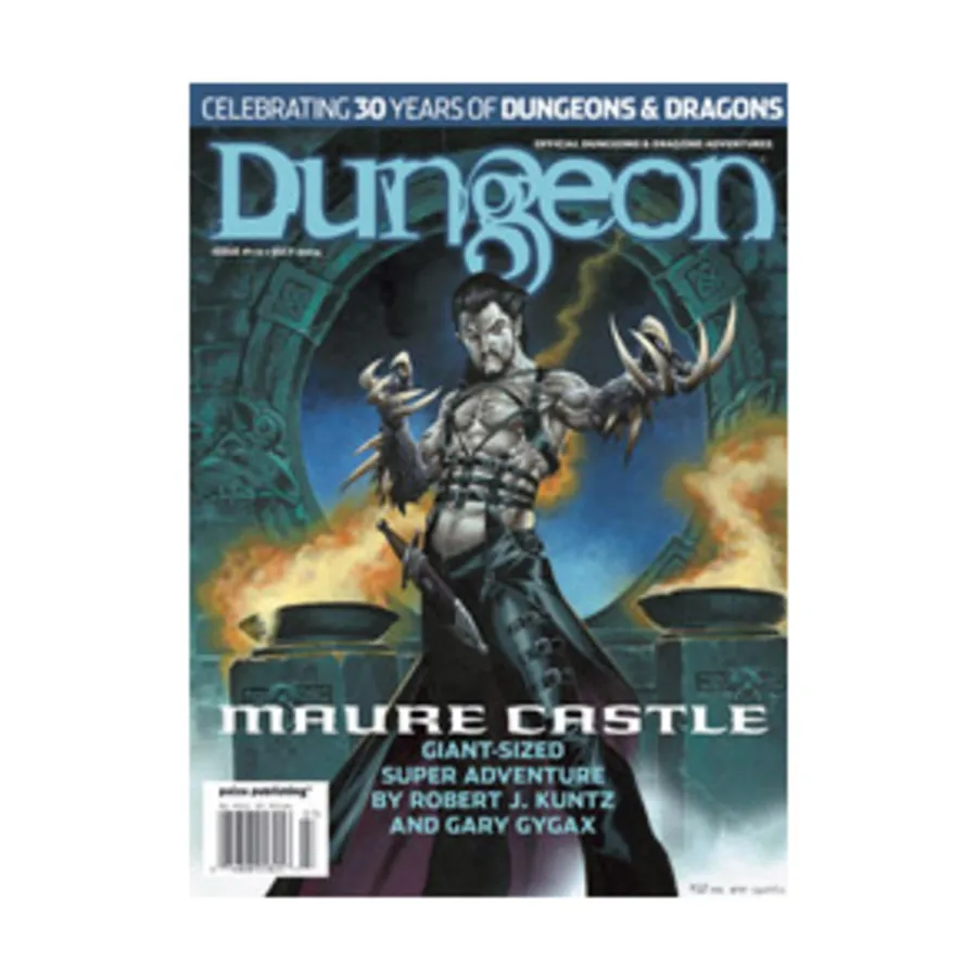 Журнал #112 "Maure Castle - Giant Sized Super Adventure by R. Kuntz & G. Gygax", Dungeon Magazine #101 - #150
Журнал #112 "Maure Castle - Giant Sized Super Adventure by R. Kuntz & G. Gygax", Dungeon Magazine #101 - #150
