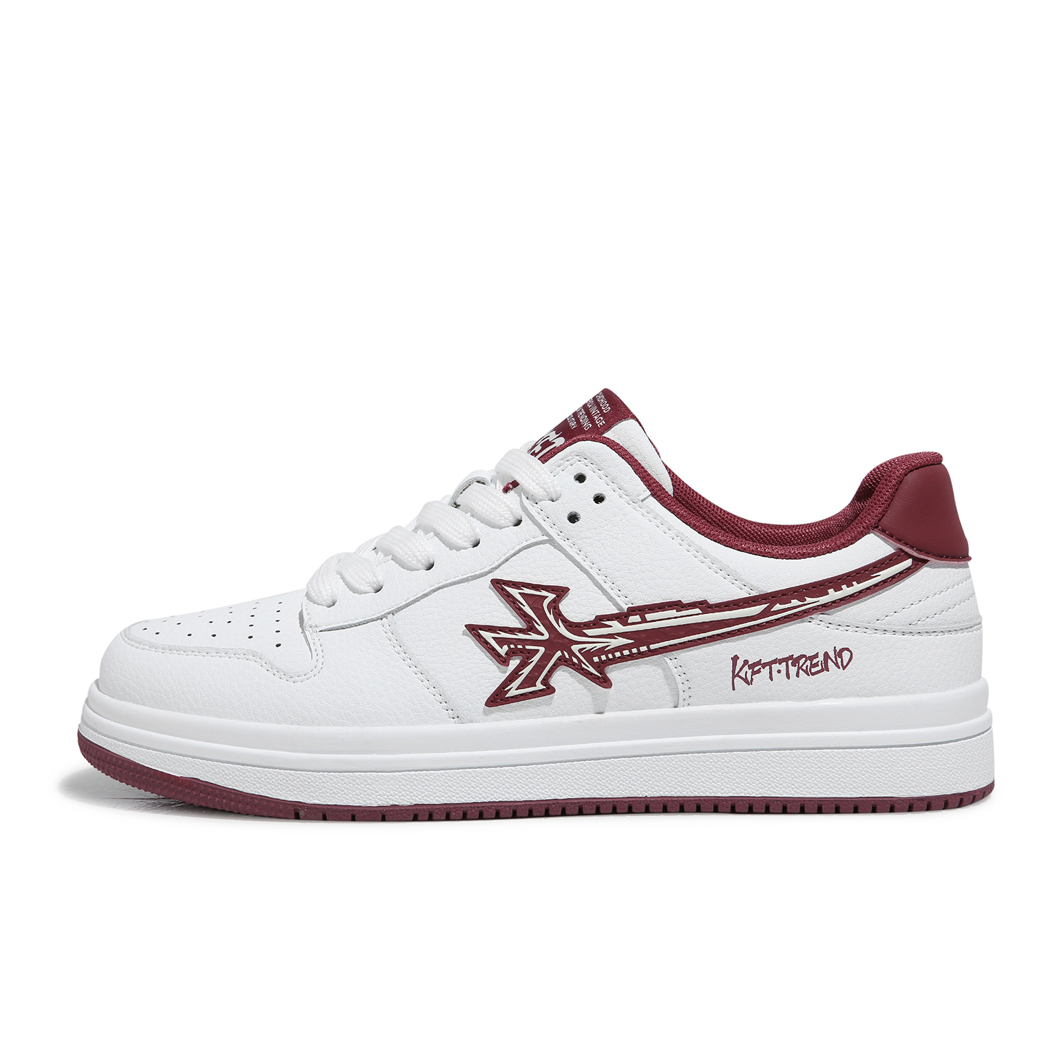 KFT Высокие устойчивые к истиранию дышащие нескользящие низкие скейтбордские кроссовки унисекс бело-красные, цвет White Red
KFT Высокие устойчивые к истиранию дышащие нескользящие низкие скейтбордские кроссовки унисекс бело-красные, цвет White Red