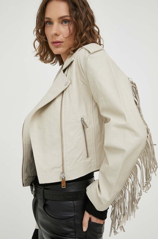 Кожаная куртка в стиле Ramones 2Ndday, бежевый
Кожаная куртка в стиле Ramones 2Ndday, бежевый