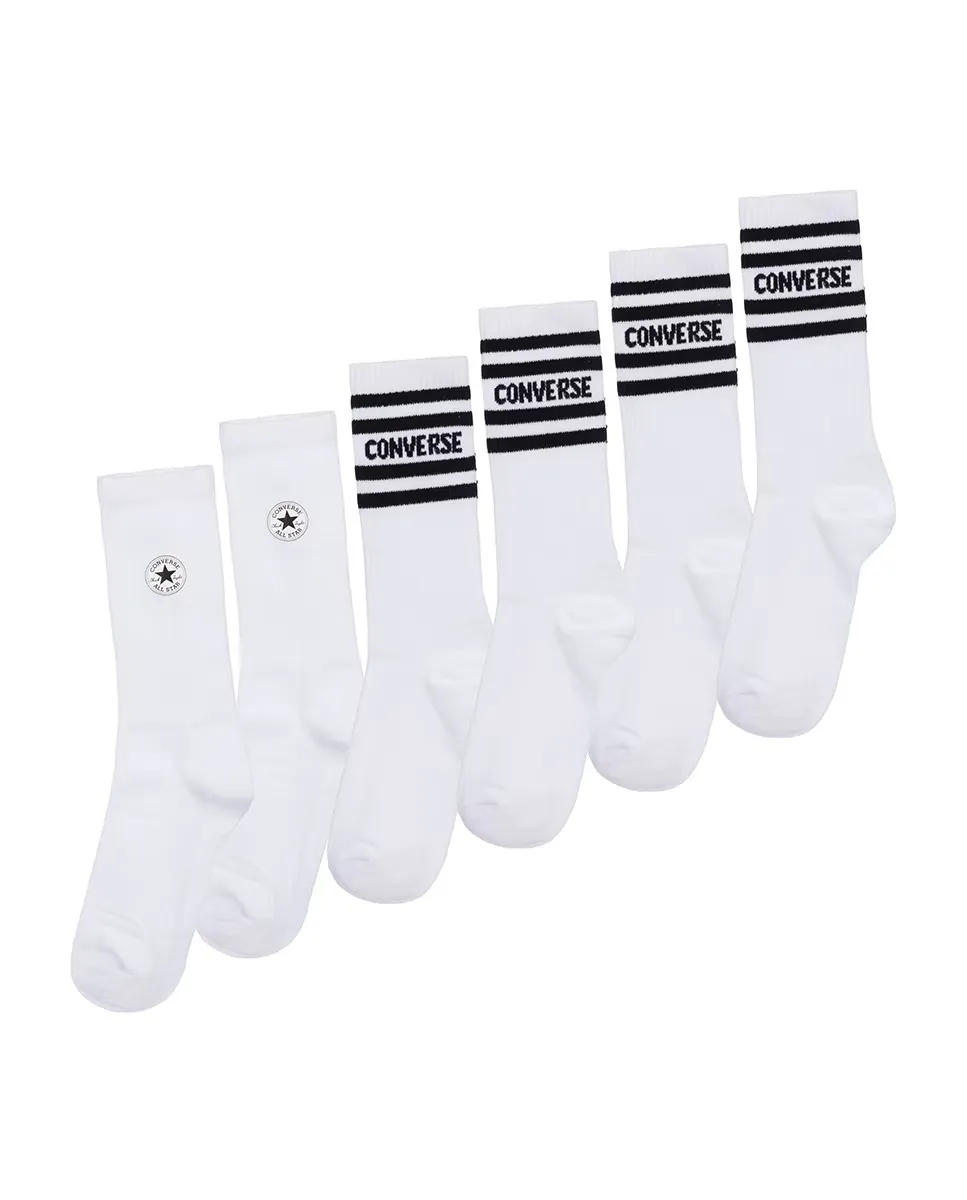 Носки Converse Chuck Patch Crew, 6 пар в упаковке, белый
Носки Converse Chuck Patch Crew, 6 пар в упаковке, белый