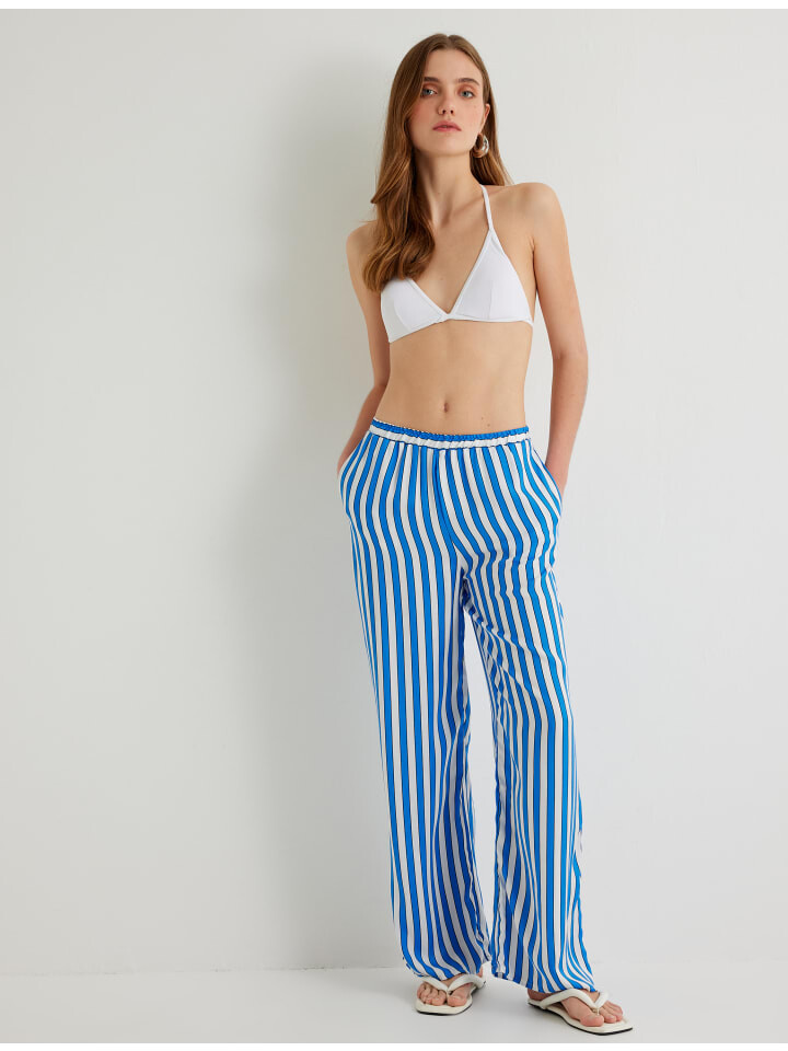 Тканевые брюки KOTON, цвет blau gestreift
Тканевые брюки KOTON, цвет blau gestreift