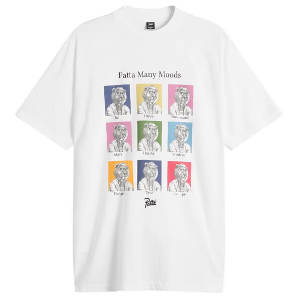 Футболка «Разные настроения» Patta, белый
Футболка «Разные настроения» Patta, белый