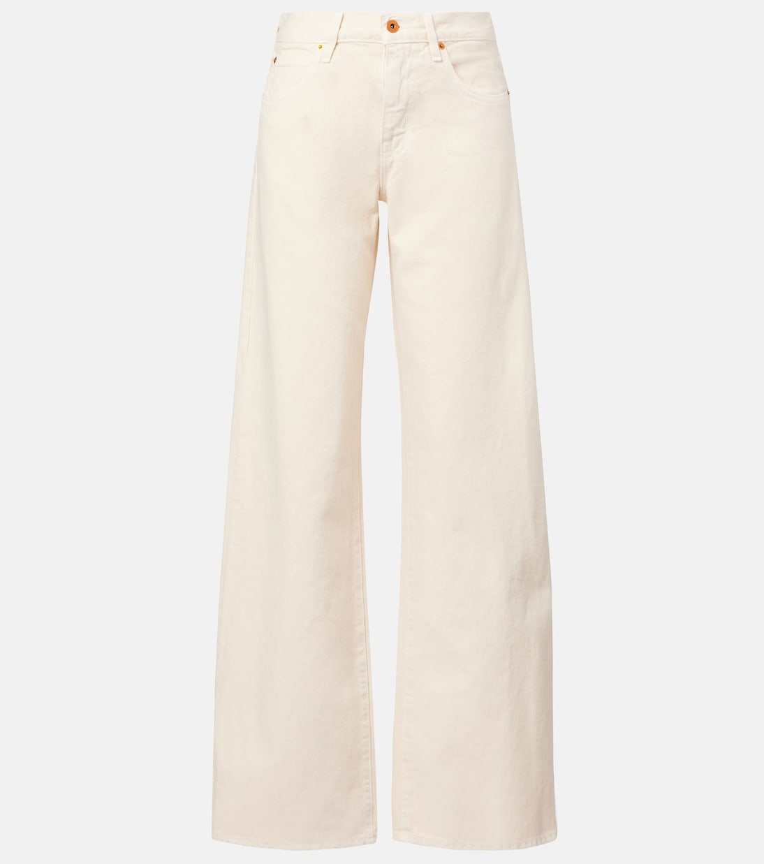 Джинсы Mica средней посадки с широкими штанинами Slvrlake, экрю
Джинсы Mica средней посадки с широкими штанинами Slvrlake, экрю