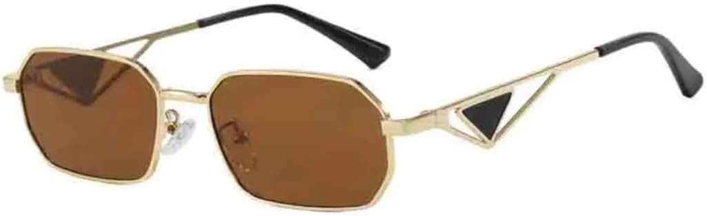 Женские солнцезащитные очки в металлической оправе с полыми дужками, винтажные солнцезащитные очки для мужчин, очки с защитой от УФ-излучения UV400 VVTWSSW, Gold Brown
Женские солнцезащитные очки в металлической оправе с полыми дужками, винтажные солнцезащитные очки для мужчин, очки с защитой от УФ-излучения UV400 VVTWSSW, Gold Brown