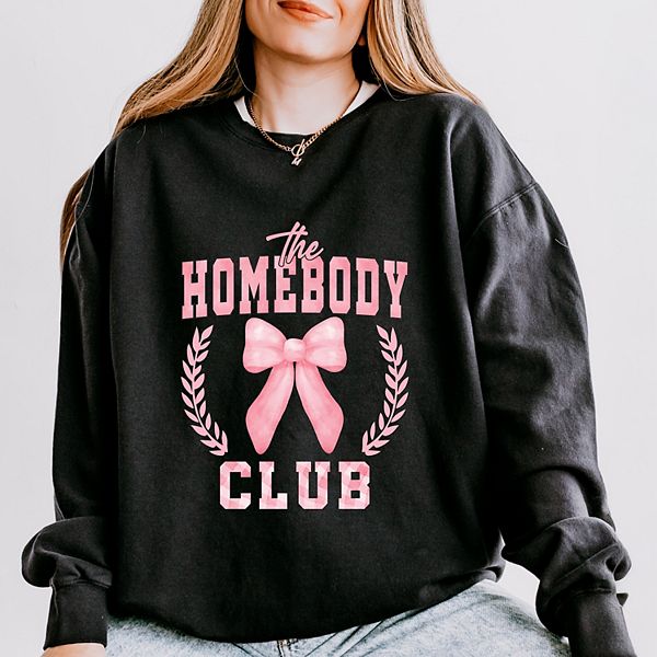 Coquette pink homebody club - женский легкий свитер с окраской в готовом виде Simply Sage Market, Black
Coquette pink homebody club - женский легкий свитер с окраской в готовом виде Simply Sage Market, Black