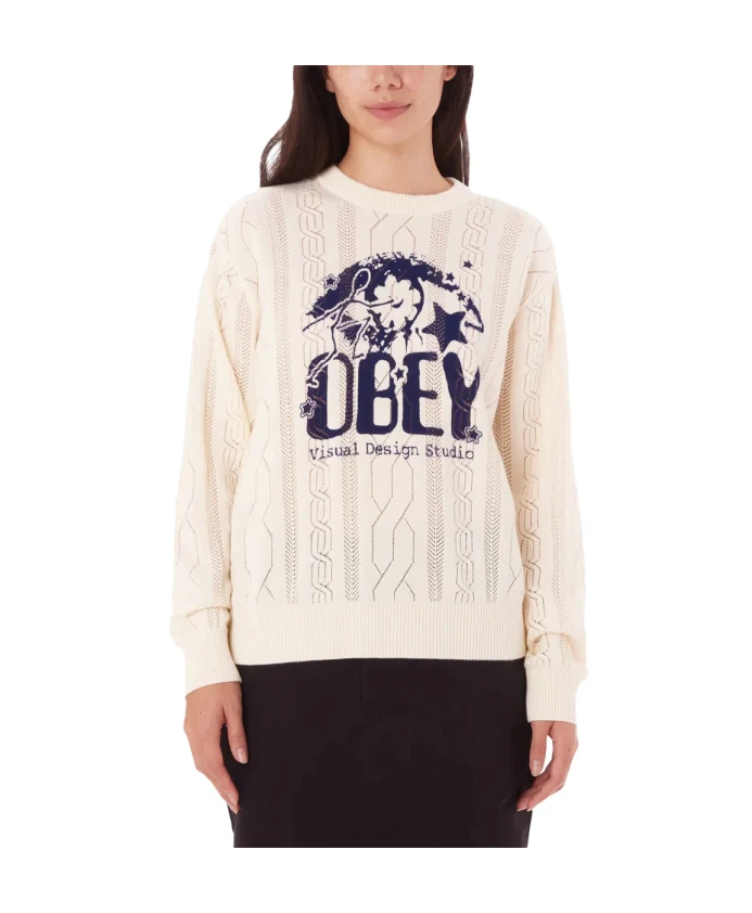 Свитер для съемочной группы студии Obey, бежевый
Свитер для съемочной группы студии Obey, бежевый