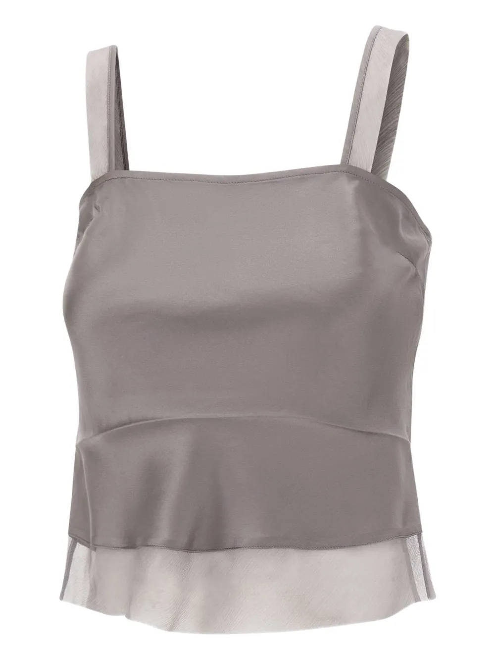 Шелковый топ без рукавов The Garment, серый
Шелковый топ без рукавов The Garment, серый