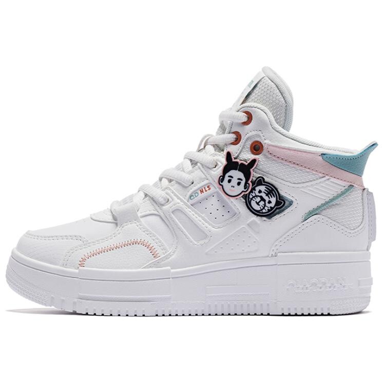 Кеды, скейтборд обувь женская среднего размера белый/облачно-розовый Qiaodan
Кеды, скейтборд обувь женская среднего размера белый/облачно-розовый Qiaodan