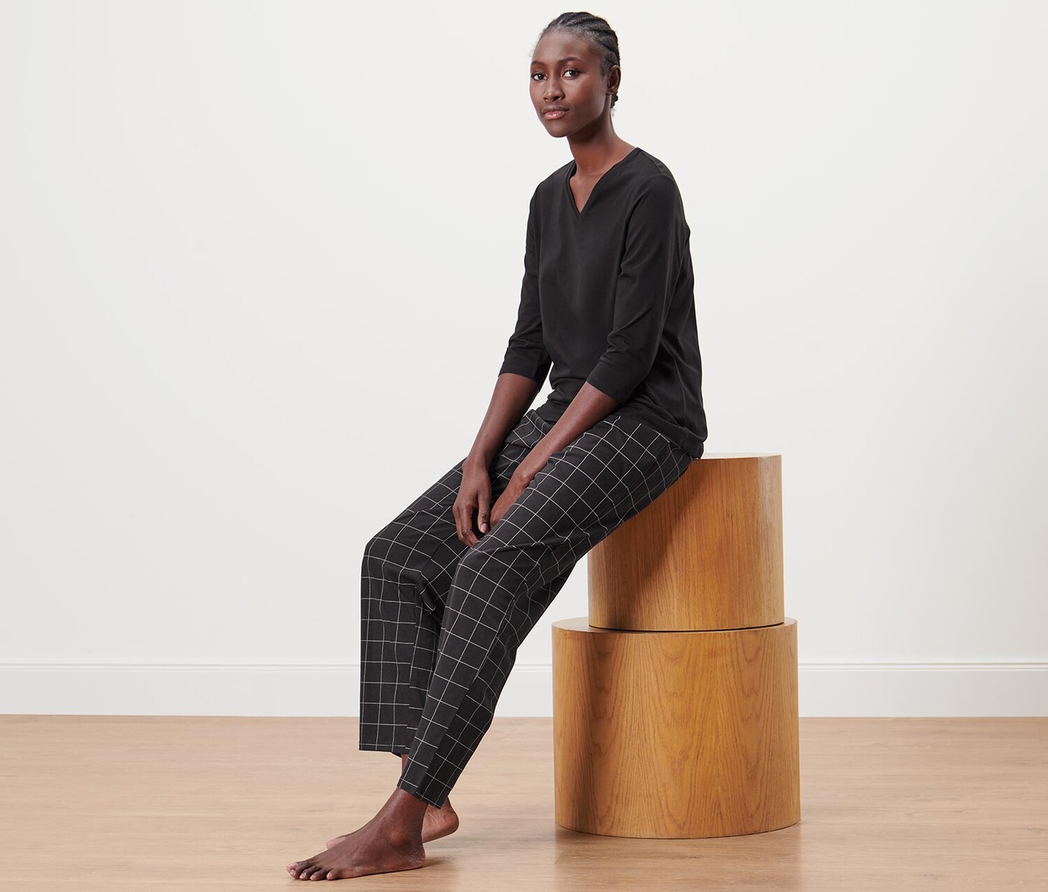 Пижама Tchibo, черный топ
Пижама Tchibo, черный топ