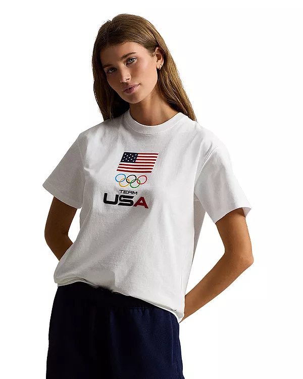 Хлопковая футболка сборной США Ralph Lauren, белый
Хлопковая футболка сборной США Ralph Lauren, белый