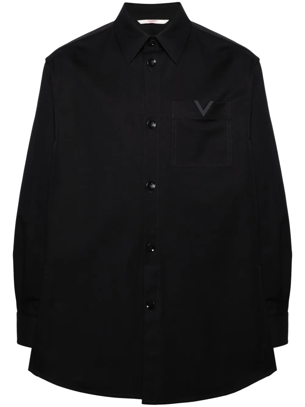 Рубашка с логотипом VLogo Signature VALENTINO GARAVANI, синий 
Рубашка с логотипом VLogo Signature VALENTINO GARAVANI, синий