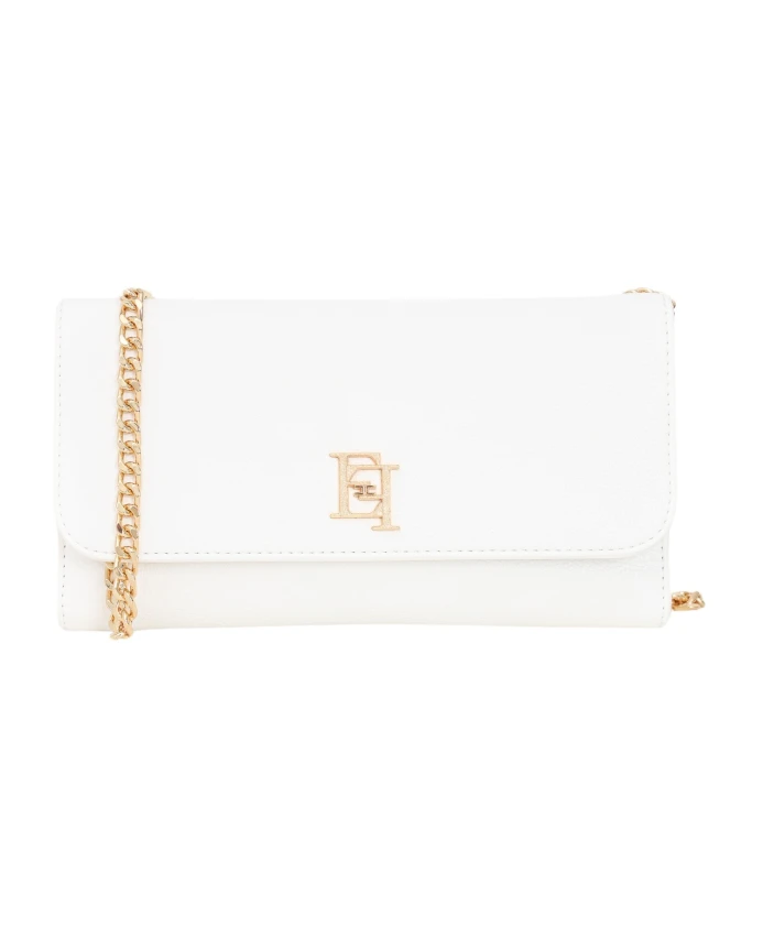 Кошелек-Сумка цвета слоновой кости с плечевым ремнем Elisabetta Franchi, белый
Кошелек-Сумка цвета слоновой кости с плечевым ремнем Elisabetta Franchi, белый