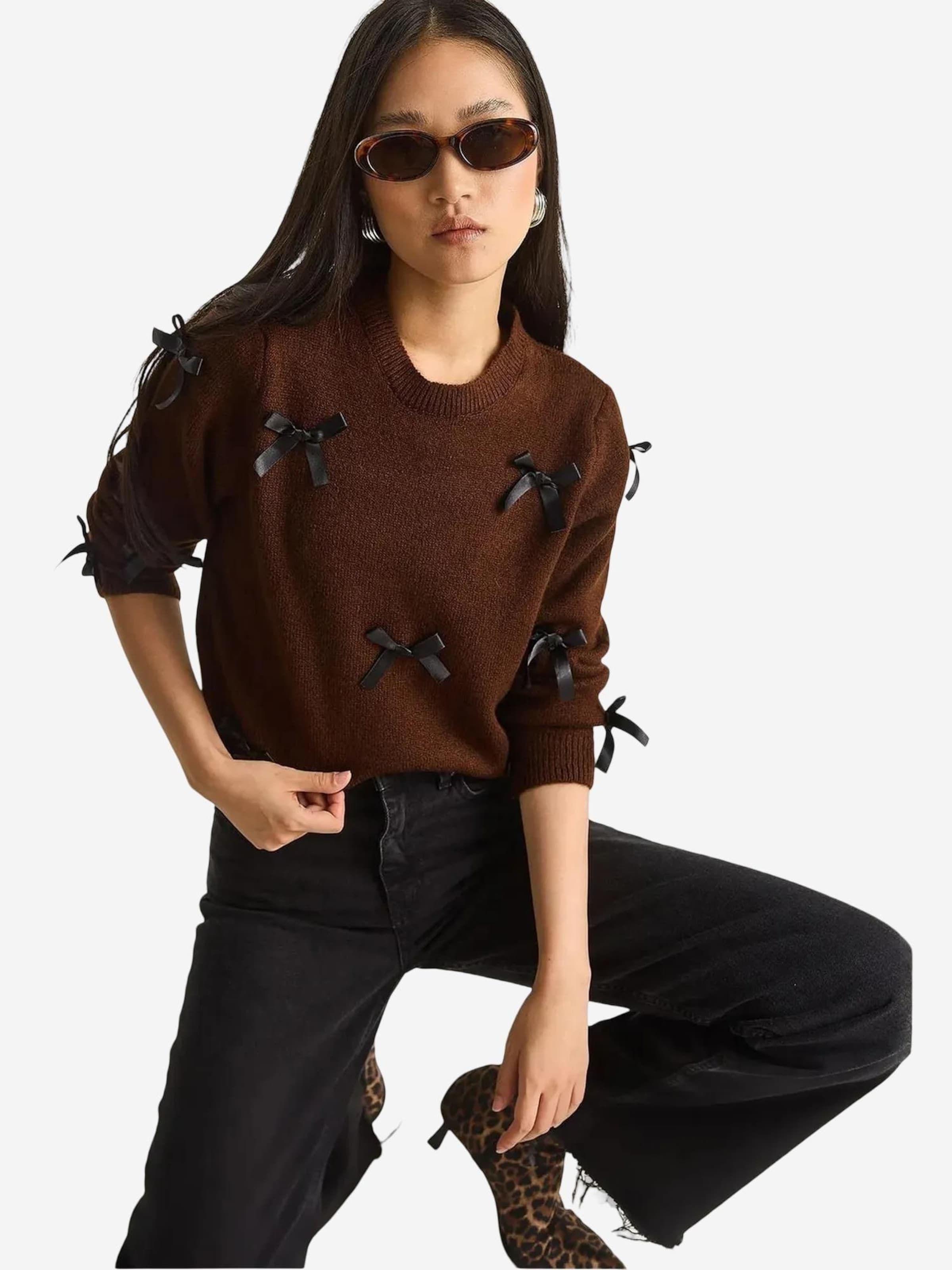 Bianco Lucci Свитер в цвете мокко
Bianco Lucci Свитер в цвете мокко