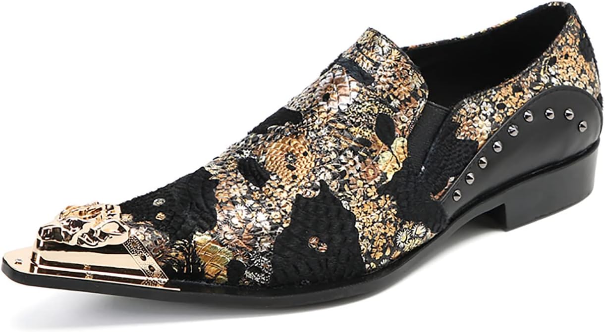 Мужские слипоны Santimon Penny Loafers - повседневные мокасины из натуральной кожи с металлическим носком-виингтип и бусинами для свадеб, выпускных, баров и курительных вечеринок, черный
Мужские слипоны Santimon Penny Loafers - повседневные мокасины из натуральной кожи с металлическим носком-виингтип и бусинами для свадеб, выпускных, баров и курительных вечеринок, черный