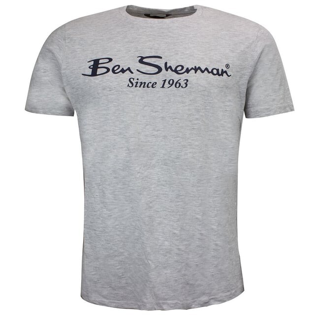 Мужская футболка с логотипом Script Ben Sherman, серый
Мужская футболка с логотипом Script Ben Sherman, серый
