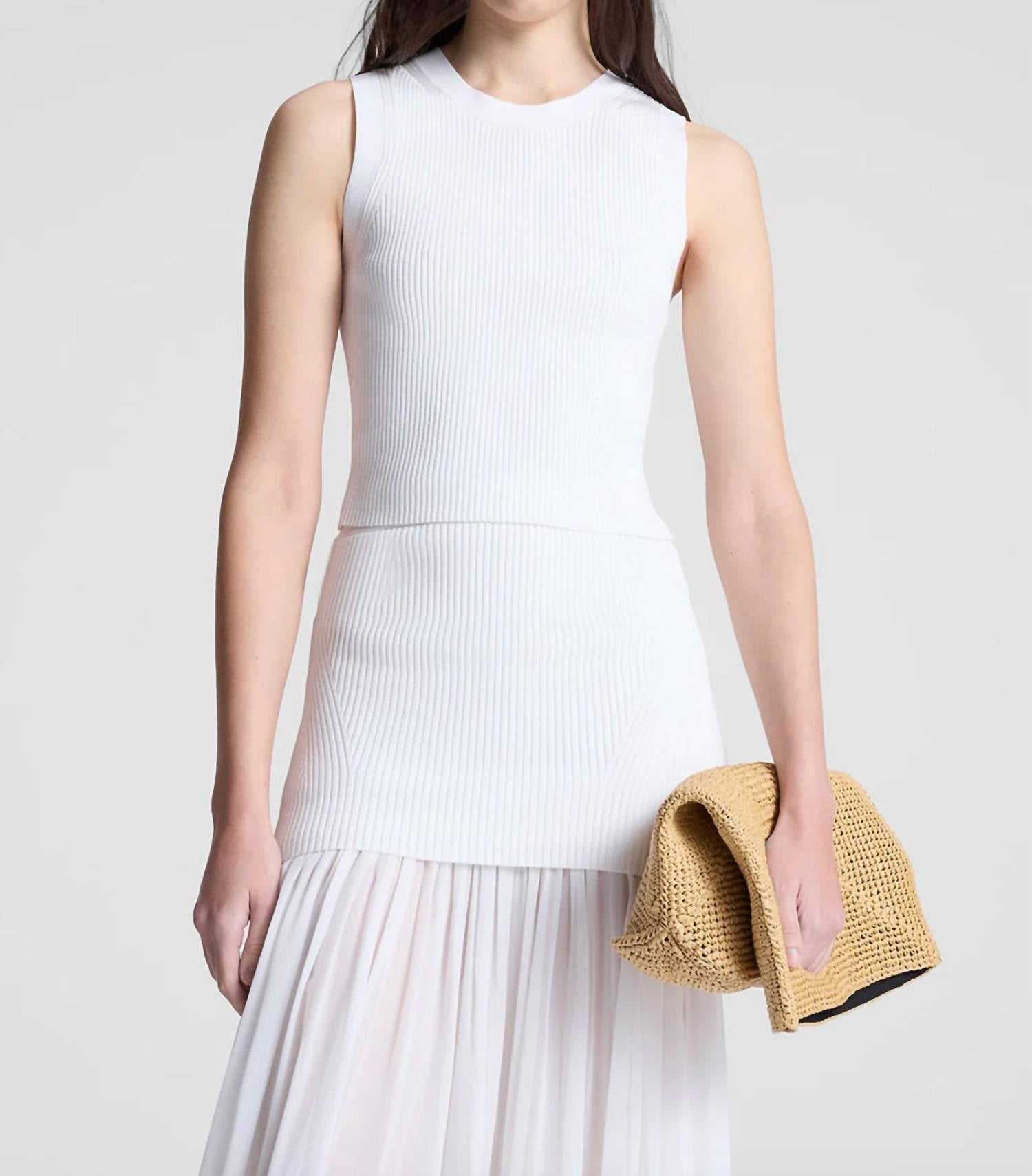 Кайла вязаный топ в жемчужном цвете A.L.C., Pearl
Кайла вязаный топ в жемчужном цвете A.L.C., Pearl