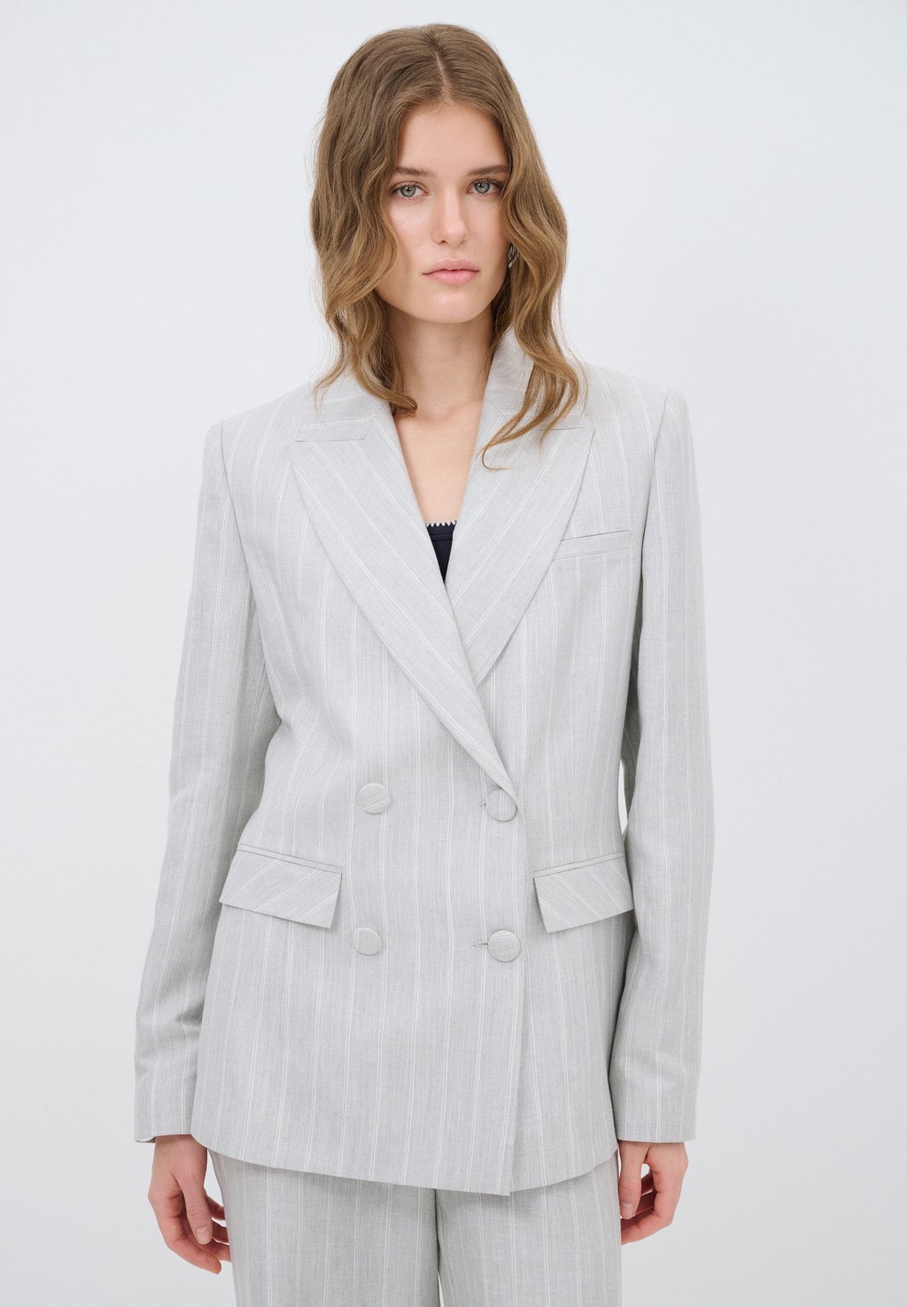 Блейзер STRIPED adL, серый 
Блейзер STRIPED adL, серый