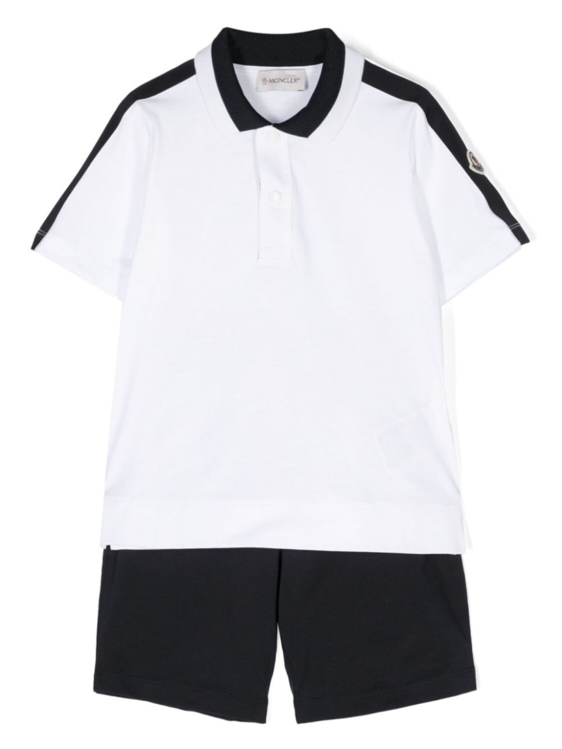 Moncler Enfant комплект из футболки и шортов с логотипом, белый
Moncler Enfant комплект из футболки и шортов с логотипом, белый