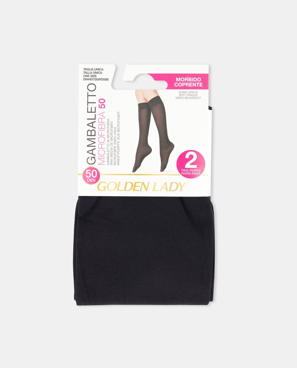 Базовые мини-чулки Golden Lady, черный 
Базовые мини-чулки Golden Lady, черный