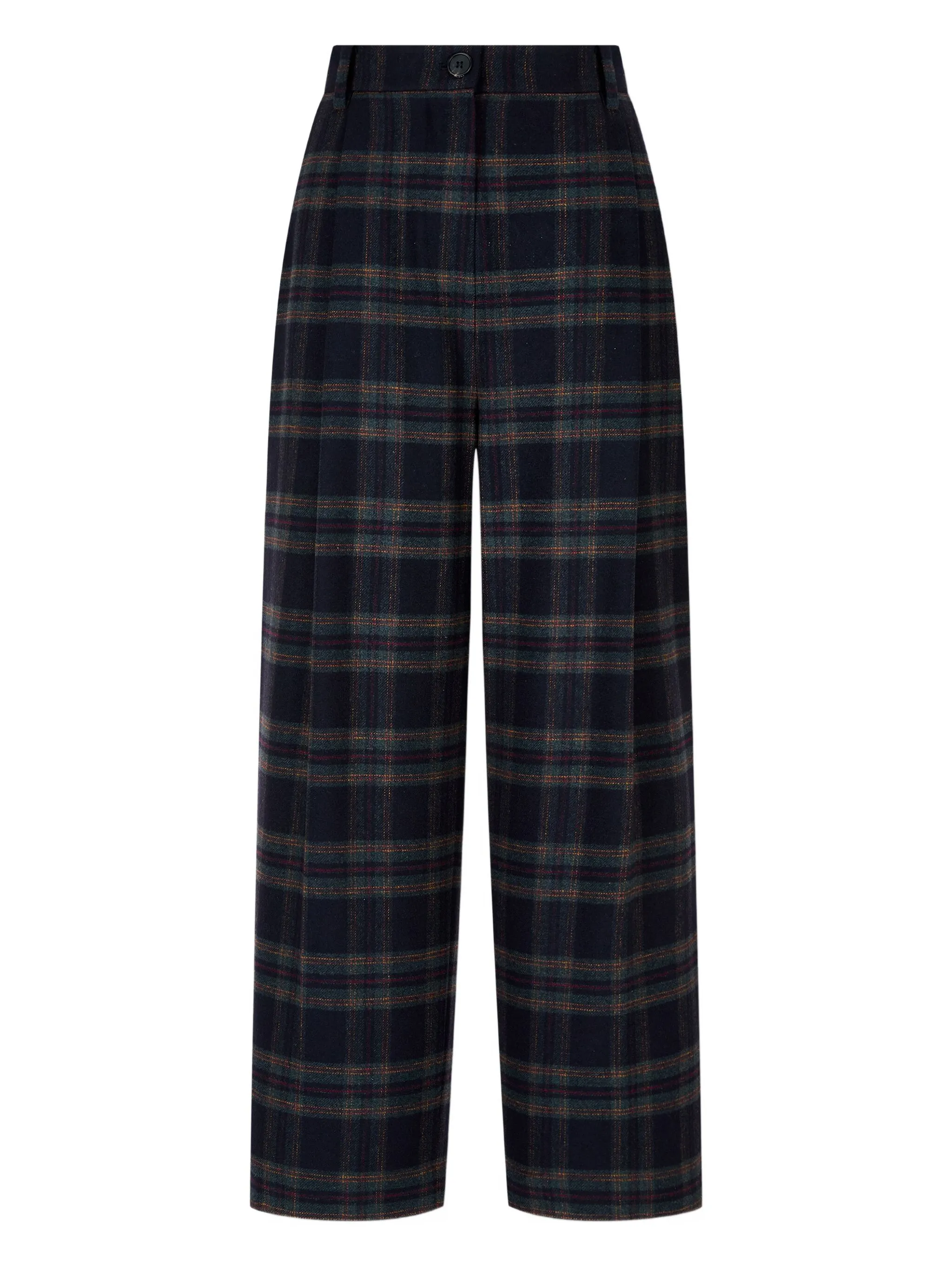 Клетчатые брюки со складками Studio Tomboy, синий
Клетчатые брюки со складками Studio Tomboy, синий