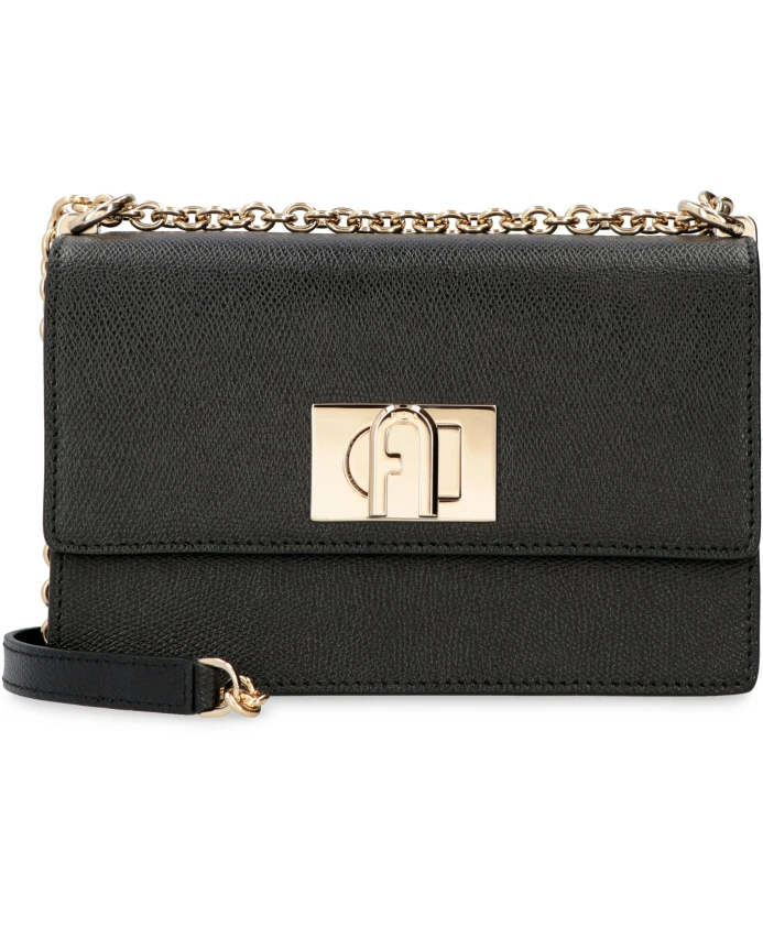Кожаная мини-сумка через плечо 1927 года Furla, черный
Кожаная мини-сумка через плечо 1927 года Furla, черный
