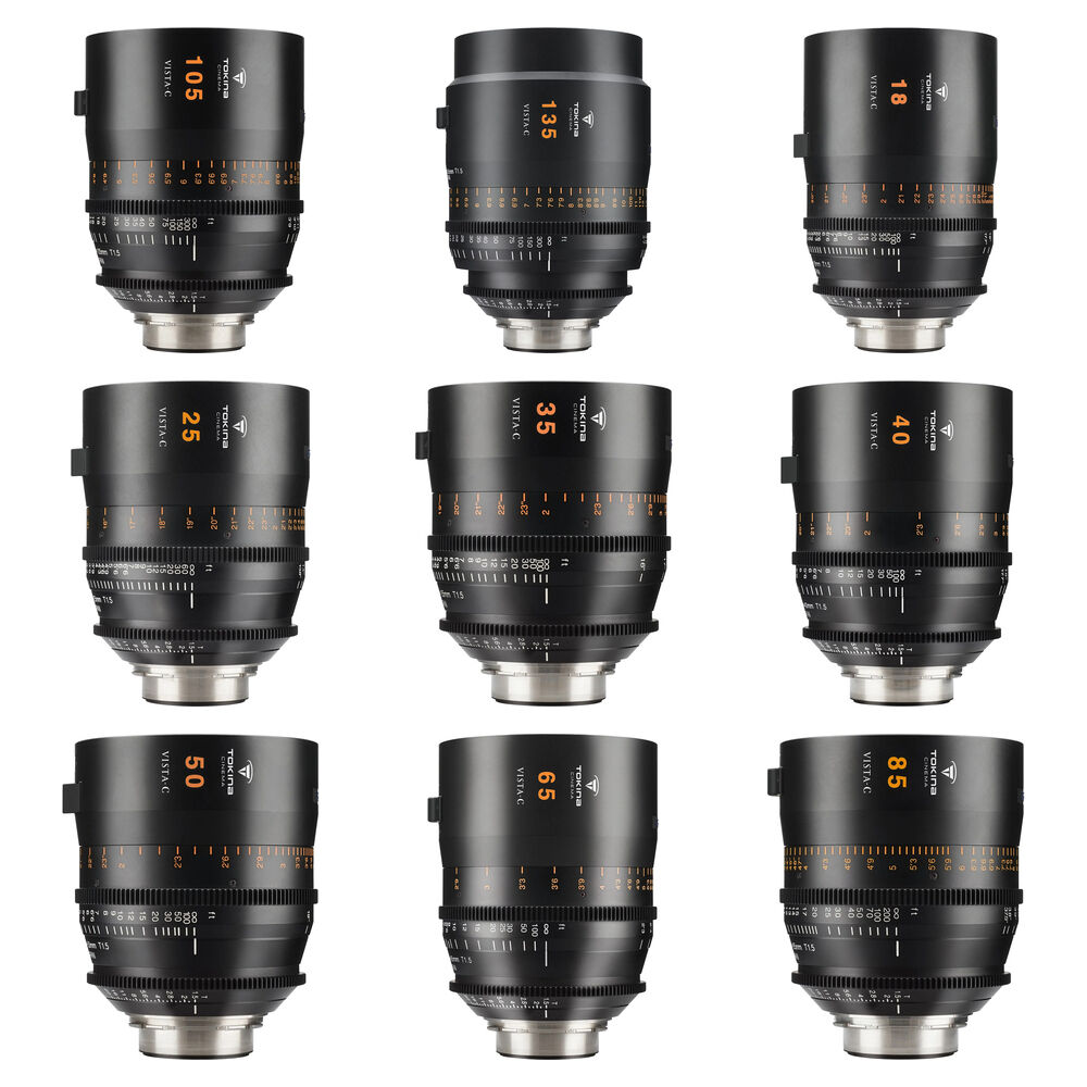 Комплект из 9 объективов Tokina Vista-C T1.5 (ARRI PL, Feet)
Комплект из 9 объективов Tokina Vista-C T1.5 (ARRI PL, Feet)