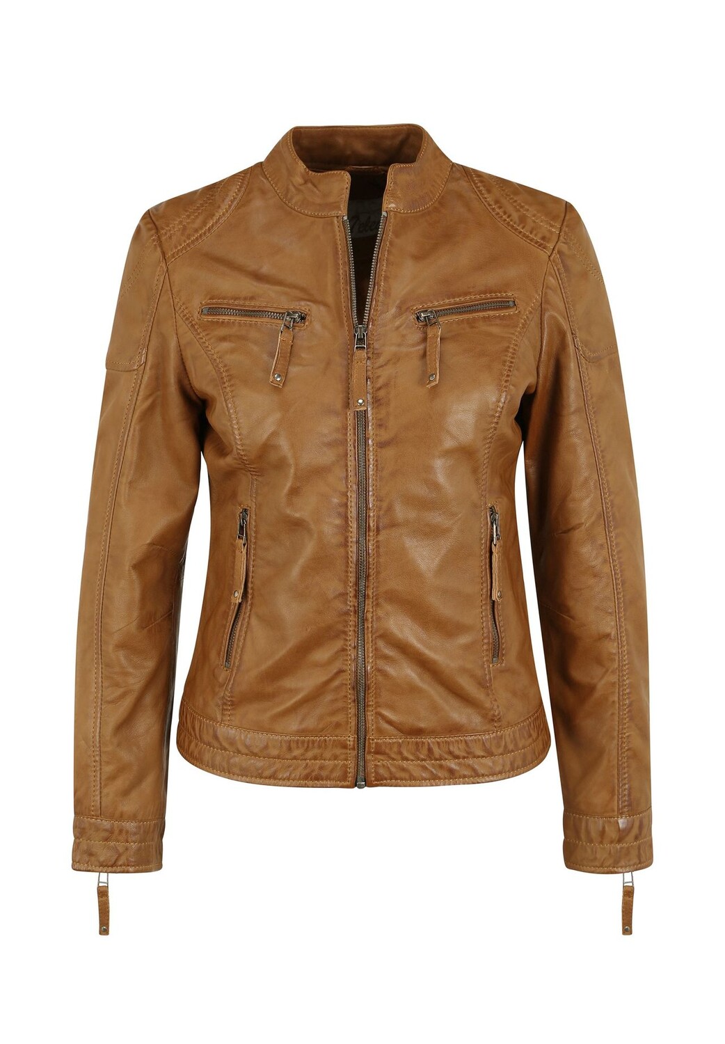 Кожаная куртка Sassari со стильными карманами на молнии 7eleven, цвет Cognac
Кожаная куртка Sassari со стильными карманами на молнии 7eleven, цвет Cognac