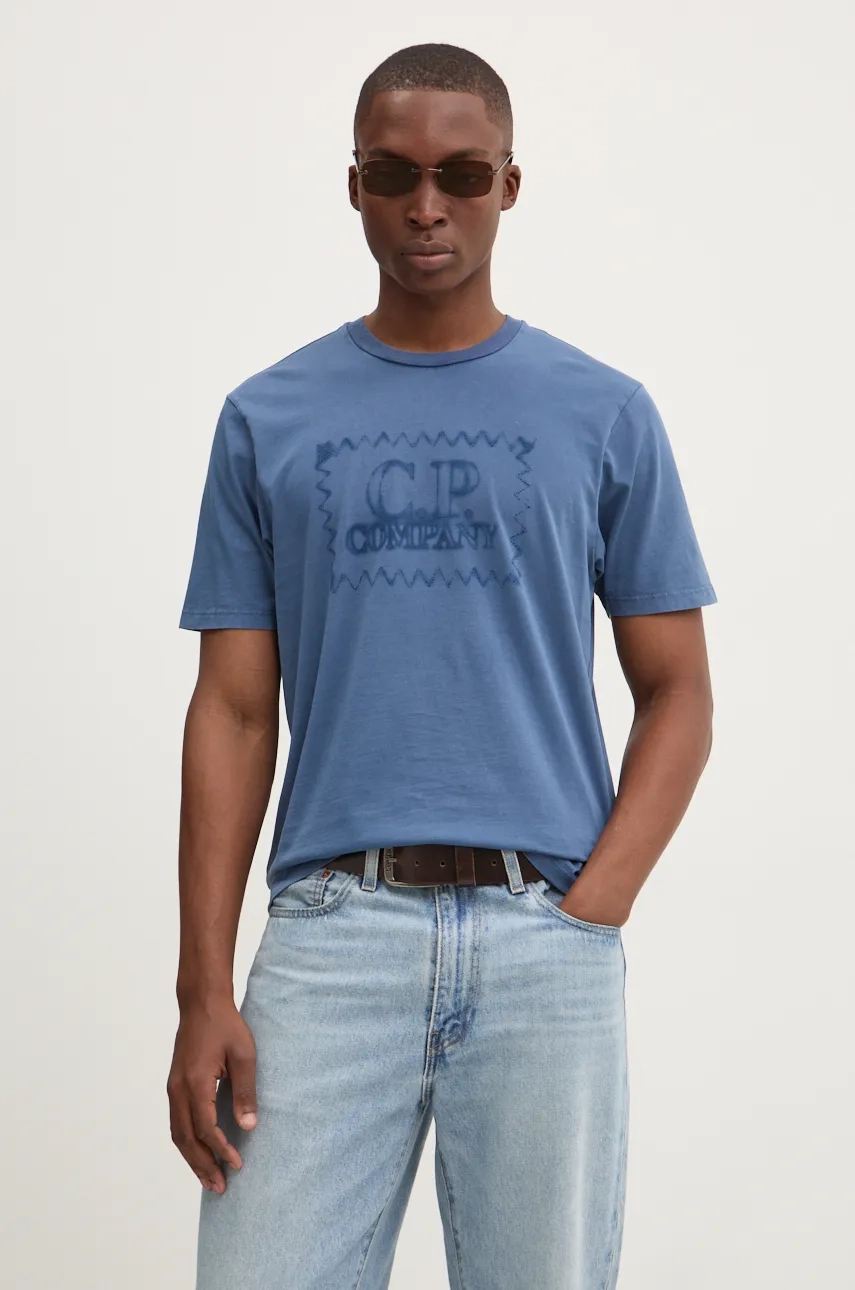 Хлопковая футболка C.P. Company, синий
Хлопковая футболка C.P. Company, синий
