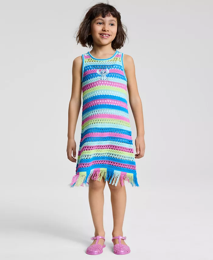 Платье с кружевом и бахромой для девочек Toddler и Little Girls Disney, синий
Платье с кружевом и бахромой для девочек Toddler и Little Girls Disney, синий