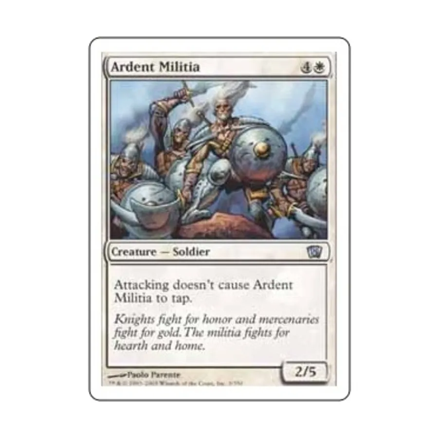 CCG Пылкое ополчение (U), MTG - 8th Edition
CCG Пылкое ополчение (U), MTG - 8th Edition