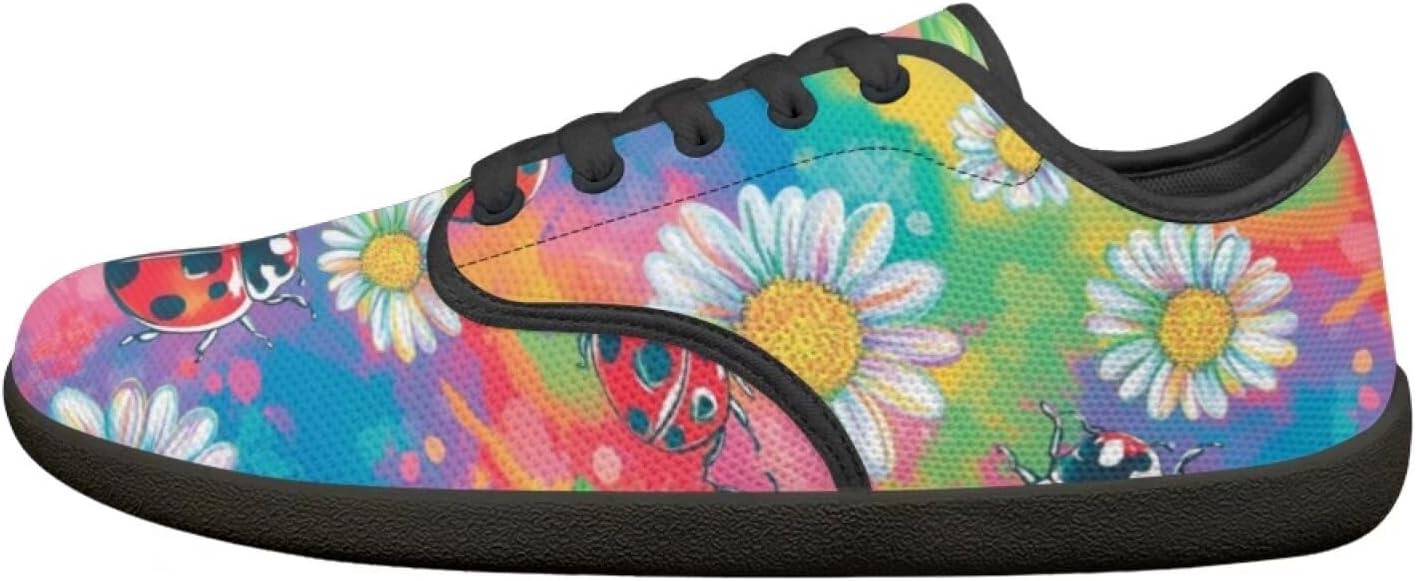 Кроссовки Binienty Barefoot для женщин и мужчин, унисекс, без шнурков, для тенниса, ходьбы, походов и кемпинга, Colorful Ladybug
Кроссовки Binienty Barefoot для женщин и мужчин, унисекс, без шнурков, для тенниса, ходьбы, походов и кемпинга, Colorful Ladybug