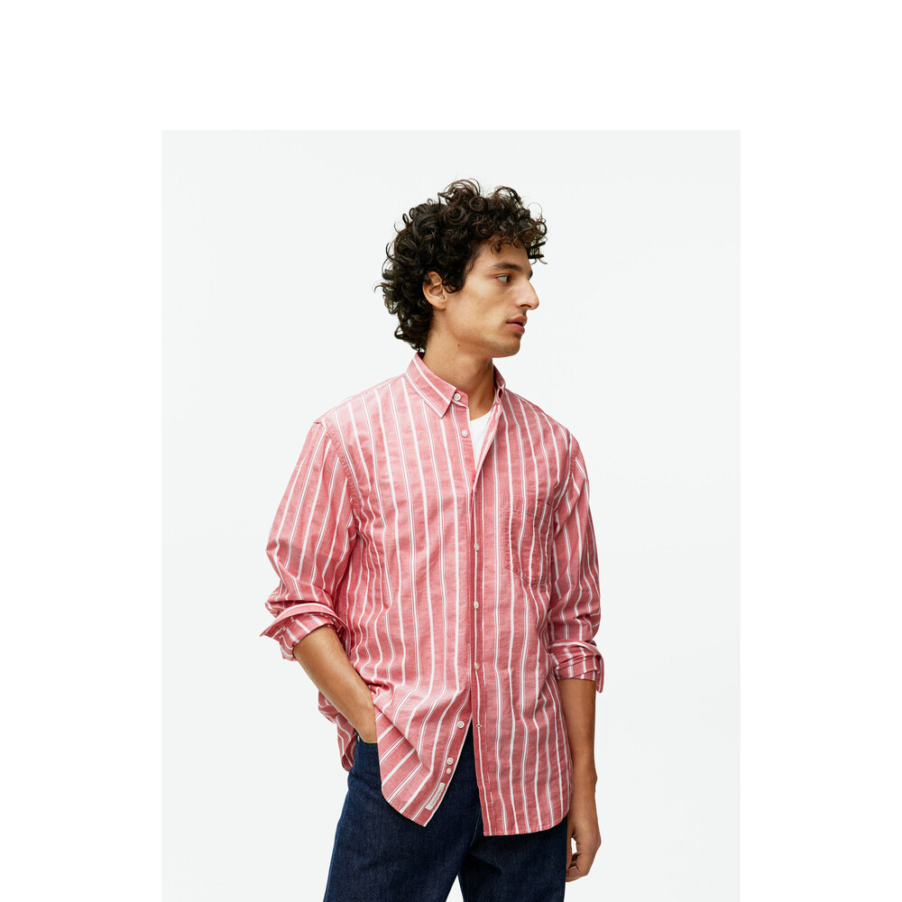 Рубашка мужская Arket в полоску, красный / белый
Рубашка мужская Arket в полоску, красный / белый