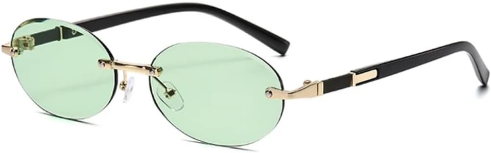 Солнцезащитные очки с защитой от УФ-излучения UV400 | Металлические овальные градиентные линзы | Для женщин и мужчин | Для занятий спортом на открытом воздухе и вождения DSVIGF, Gold-green
Солнцезащитные очки с защитой от УФ-излучения UV400 | Металлические овальные градиентные линзы | Для женщин и мужчин | Для занятий спортом на открытом воздухе и вождения DSVIGF, Gold-green