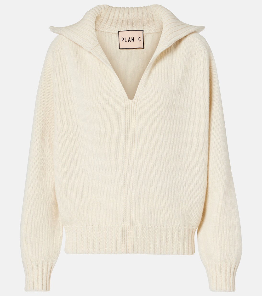 Шерстяной свитер с кашемиром Plan C, Butter
Шерстяной свитер с кашемиром Plan C, Butter